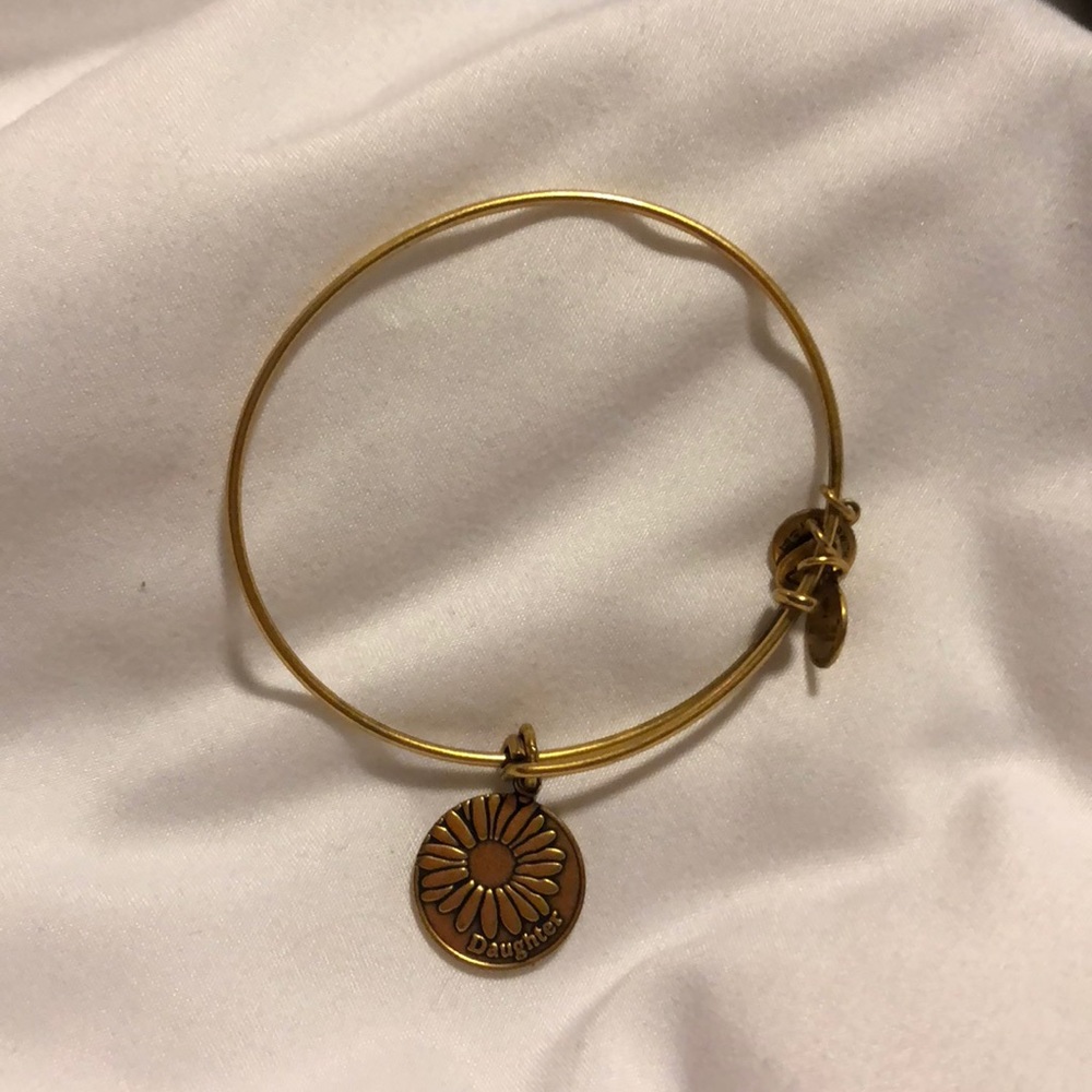 Alex and ani gold “daughter” bangle